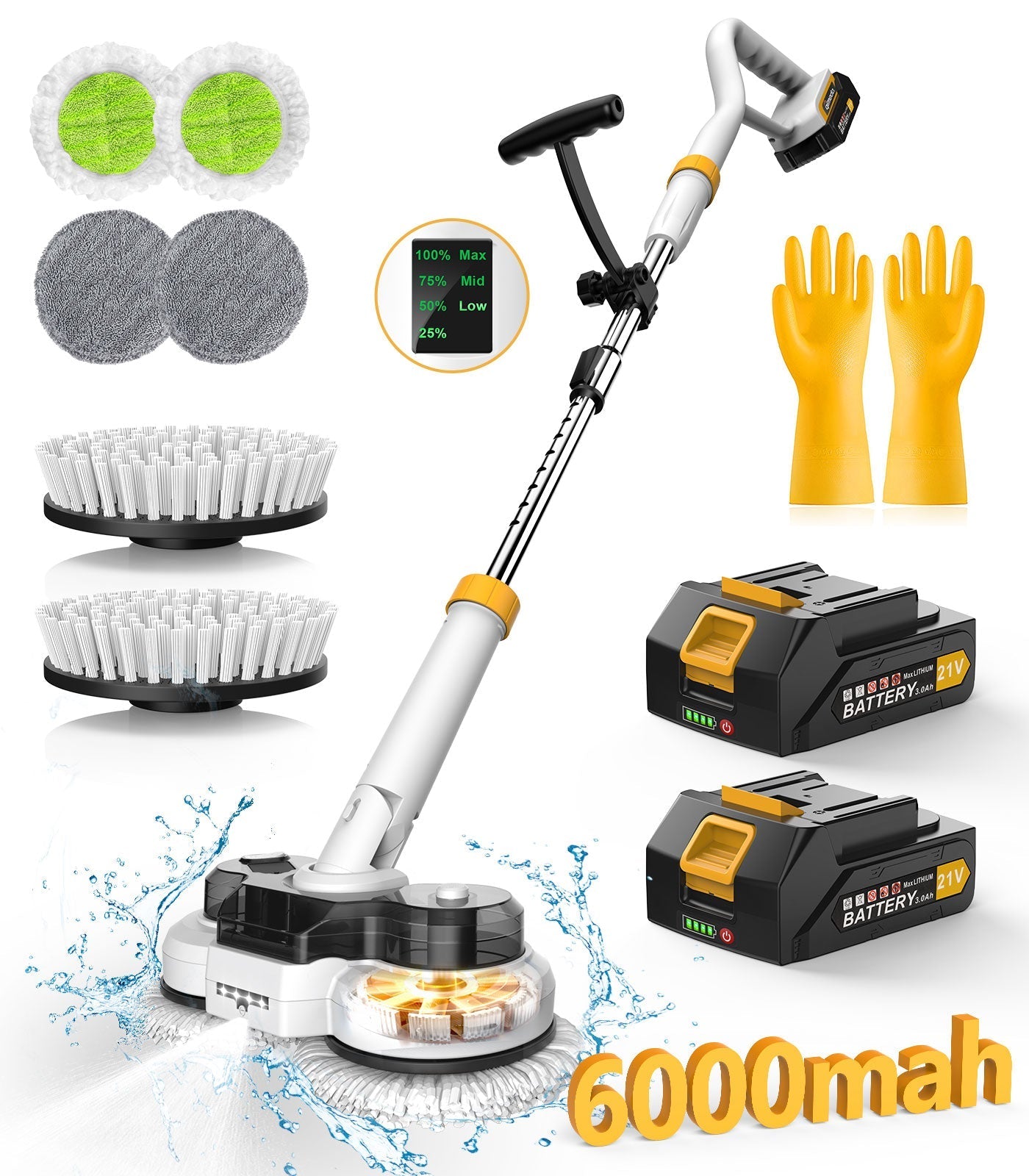 AZProClean™ M1 Electric Scrubber & Mop