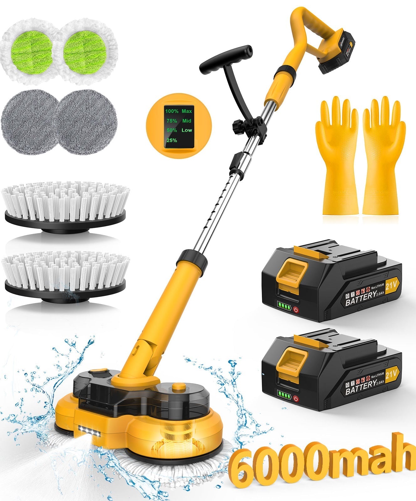 AZProClean™ M1 Electric Scrubber & Mop