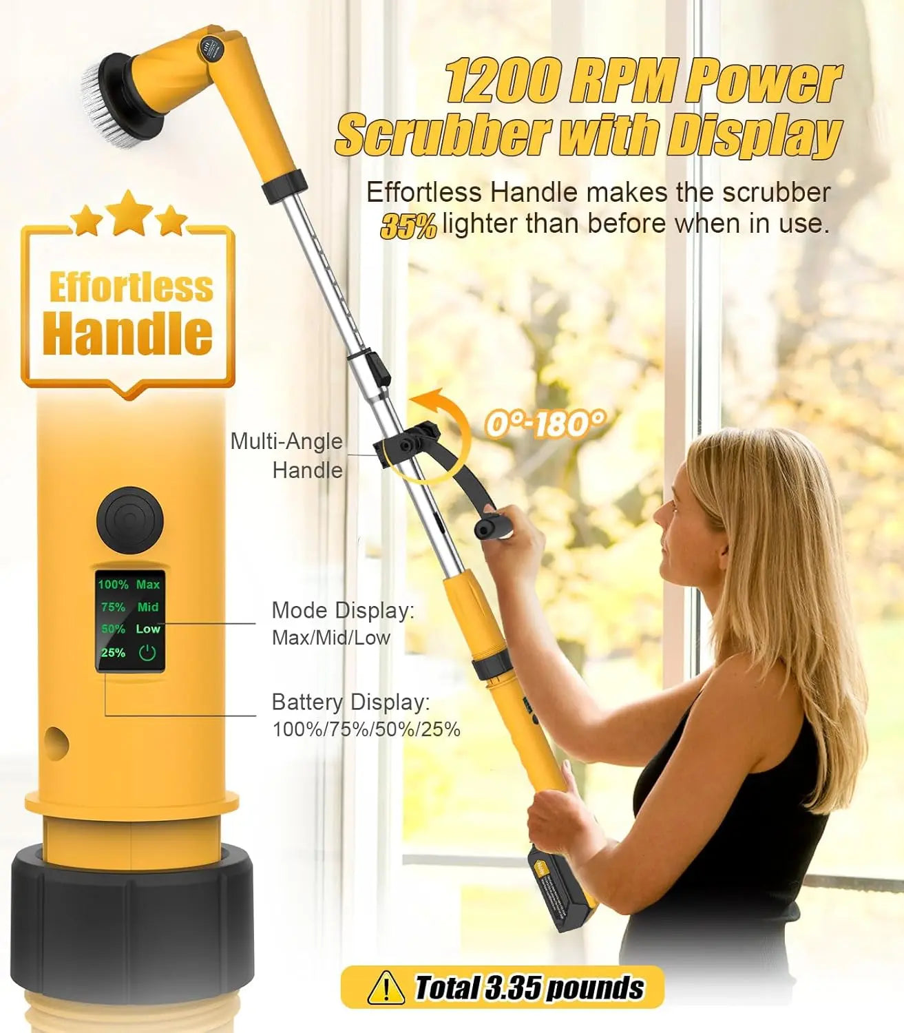 AZProClean™ Q3 Pro Electric Spin Scrubber