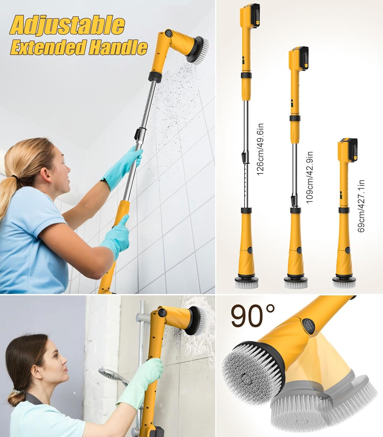 AZProClean™ Q3 Pro Electric Spin Scrubber