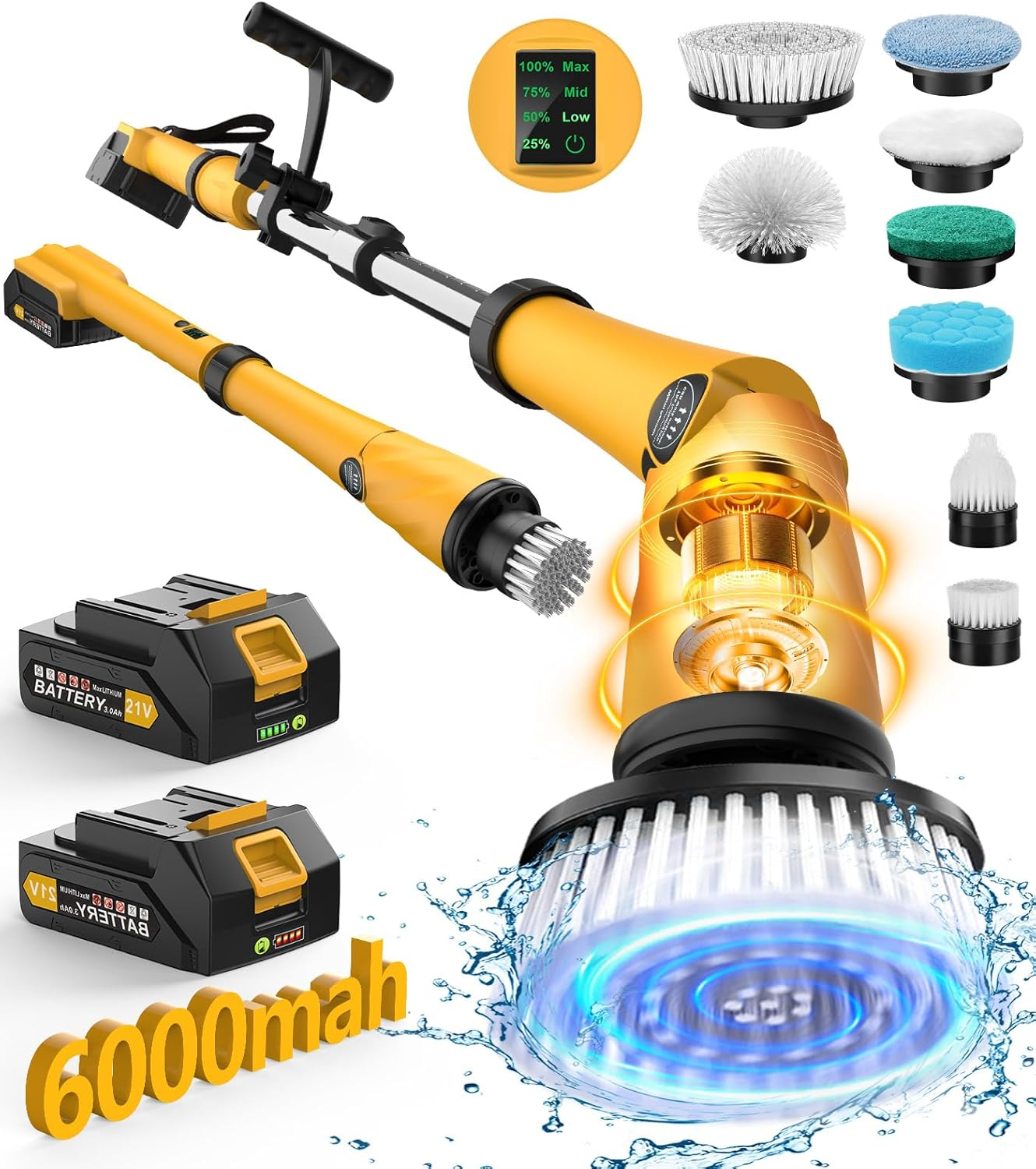 AZProClean™ Q3 Pro Electric Spin Scrubber