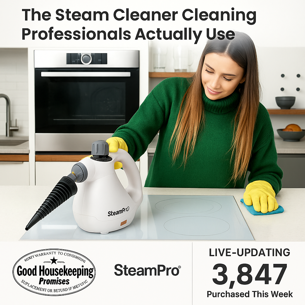 AZProClean™ SteamPro V2 High-Pressure Steam Cleaner