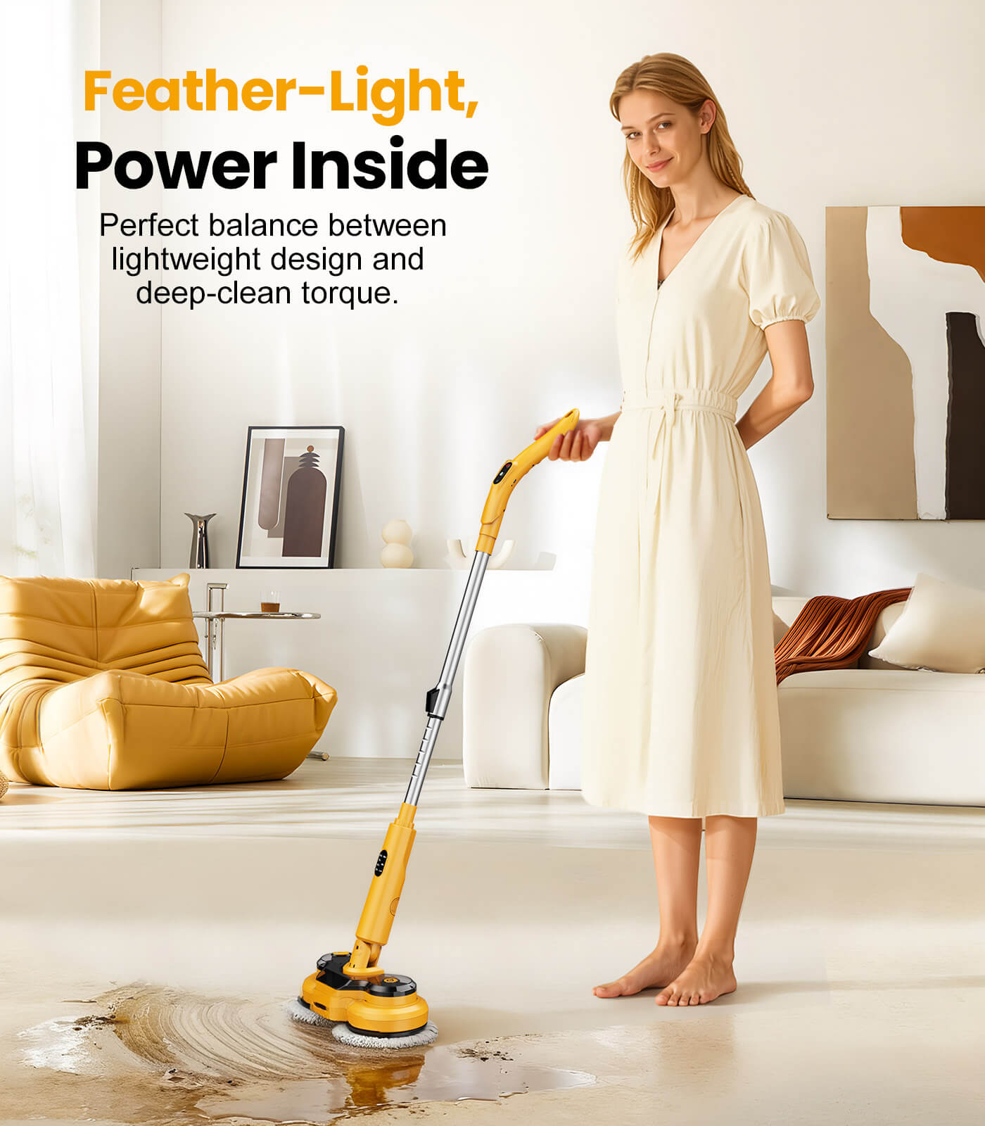 AZProClean™ M2 Dual-Head Electric Mop