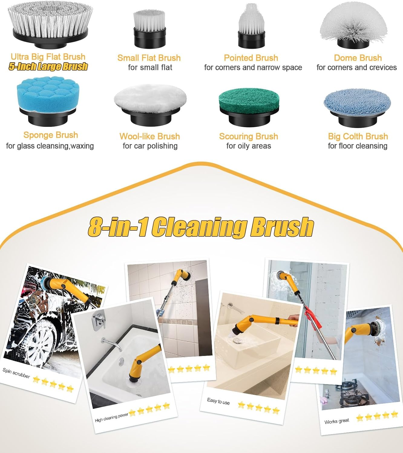AZProClean™ Q3 Pro Electric Spin Scrubber