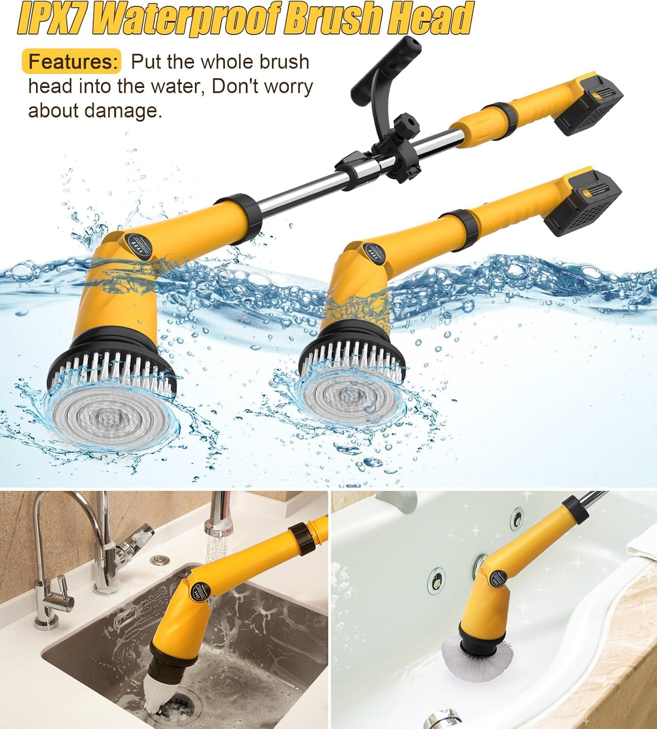 AZProClean™ Q3 Pro Electric Spin Scrubber