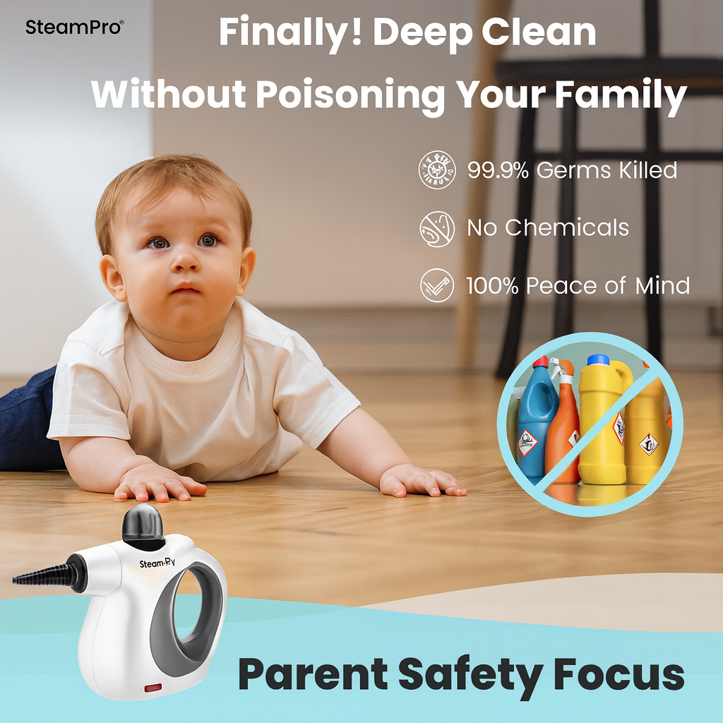 AZProClean™ SteamPro V2 High-Pressure Steam Cleaner